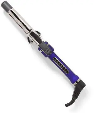 _Mega Brand Titanium Pro Curling Iron, 1 Inch, Heats up to 450°F, Maximum Curl Retention, Dual Voltage