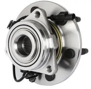_Mega Brand 515096 Front Wheel Hub Bearing Assembly for Chevy Avalanche, Silverado, Suburban, Tahoe, Cadillac Escalade, GMC Yukon Sierra 1500 4X4 4WD 6 Lug Left Or Right W/ABS