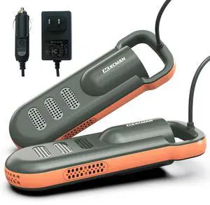 _Mega Brand Portable Shoe Dryers and Boot DryerBoot dryer for winter Boots, Work Boots, Rain Boots, Tennis Shoes, Ski Boot Liners,With integrated fan and heater-Ultra Silent | 12V DC/AC Converter