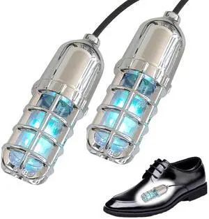 _Mega Brand U-V Light Deodorizer Dryer, Electric Foot Warmer, Heater, Warmer, Boot Dryer, Glove Dryer, Dry with Heat Fan, Foldable Design, Quick Drying for Hats Shoes
