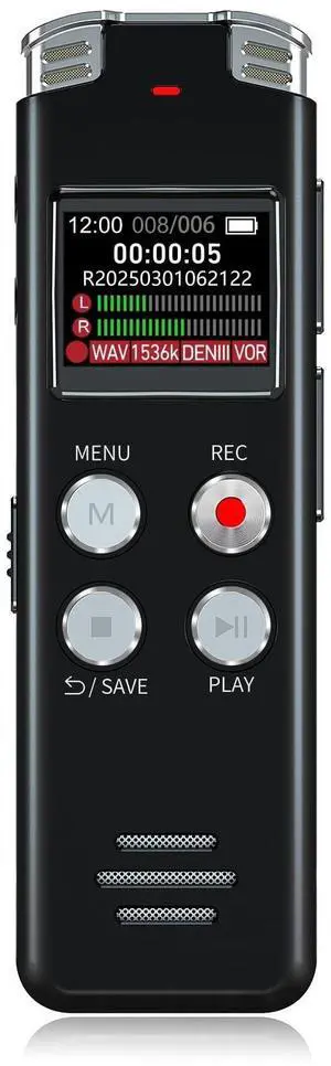 _Mega Brand 64GB Digital Voice Recorder Playback: Voice Activated Recorders for Lectures Meetings Interviews - Dictaphone Recording Device Tape Recorder Portable Mini, Audio Recorder with USB