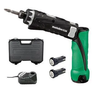 _Mega Brand  3.6V Lithium Ion Cordless Screwdriver Kit, Compact and Lightweight Power Screwdriver with 2 x 1.5Ah Batteries and Quick Charger, 21 + 1 Clutch Settings and Built-In LED Light, DB3DL2