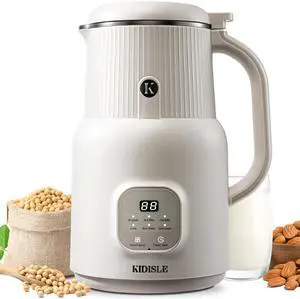 _Mega Brand 6 in 1 Automatic Nut Milk Maker Blender, 20oz Homemade Coconut, Soy, Oat, Almond, Plant Based Milks and Non-Dairy Beverages with Delay Start/Keep Warm/Boil Water/Self-Cleaning, Cream