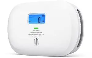 _Mega Brand   Carbon Monoxide Detector, Replaceable Battery Powered CO Alarm with Digital Display, Portable Carbon Monoxide Detector for Travel, XC0C-SR, 1-Pack