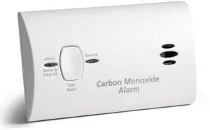 _Mega Brand Carbon Monoxide Detector, Battery Powered CO Alarm with LEDs, Test-Reset Button, Low Battery Indicator, Portable