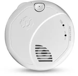 _Mega Brand  Combination Smoke & Carbon Monoxide Alarm, Battery Operated Detector with Test & Silence Button, SMCO100, 1-Pack,White