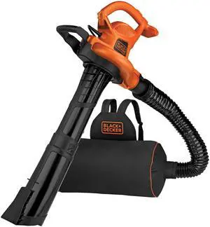 _Mega Brand  Leaf Blower, Leaf Vacuum and Mulcher 3 in 1, Backpack Blowers for Lawn Care,250 mph Airflow, 400 cfm Delivery Power, Reusable Bag Included, Corded (BEBL7000)