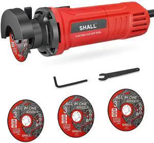 _Mega Brand 3 Inch High-Speed Cut Off Tool, 3.5 Amp Metal Cutter Tool with 3Pcs Multifunctional Cut Off Wheels, 24000RPM Electricl Metal Cutting Tools for Steel, Inox, PVC
