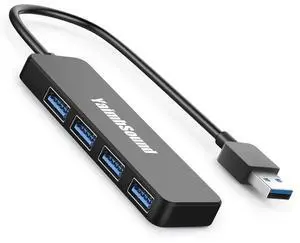 USB Splitter for Laptop, YaimhSound 4-Port USB Hub 3.0, Multiple USB Expander Adapter for Keyboard,Mouse, Dell,Asus,HP,MacBook,Surface, Acer,Ps4,Xbox,Flash Drive,SSD,Printer,Camera USB Splitter for Laptop, YaimhSound 4-Port USB Hub 3.0, Multiple USB Expander Adapter for Keyboard,Mouse, Dell,Asus,HP,MacBook,Surface, Acer,Ps4,Xbox,Flash Drive,SSD,Printer,Camera