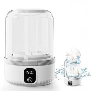 _Mega Brand  Underwear Washing Machine, Upgrade Mini Portable Washing Machine Rechargeable Underwear Washer Deep Cleans Small Clothes for Apartment, Dorm, RV, Travel & Hotel Use