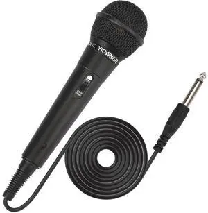 _Mega Brand Wired Microphone, Karaoke Handheld Microphone for Singing, Mic Karaoke with 2.5m Cable, Vocal Dynamic Mic for Speaker, AMP, Mixer, DVD