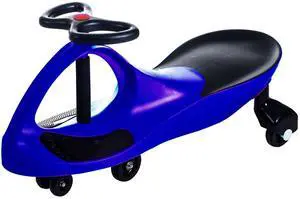 _Mega Brand Wiggle Car - Ride on Toy for Ages 3 and Up - Toddler Ride on Toys with no Batteries, Gears, or Pedals Just Twist, Wiggle, and Go by _Mega Brand  (Blue)