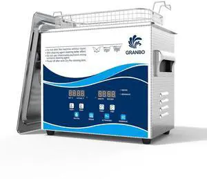 _Mega BrandUltrasonic Cleaner 3.2L 120W Jewelry Cleaning Ultrasonic Machine 40kHz with Heater Timer and Degassing, 110V Digital Ultrasonic Parts Cleaner for Denture Dental Oral Irrigator Parts Glasses