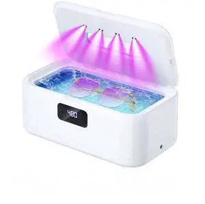 _Mega Brand Ultrasonic Jewelry Cleaner,50Khz Professional Jewelry Cleaner Ultrasonic Machine for Jewelry, Eyeglasses, Rings, Watch Strap, Dentures, 304 Stainless Steel Tank