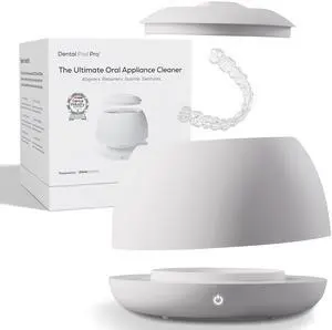 _Mega Brand  Pod PRO: New Ultrasonic Retainer Cleaner Machine. Market-Leading, Best Aligner Cleaner, Nightguard Cleaner, Mouthguard Cleaner, Denture Cleaner, Ultrasonic Cleaner for Oral Dental Care