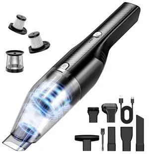 _Mega Brand  Vacuum Cordless -Car Vacuum Portable Cordless Cleaner with 11000Pa Powerful Suction,1.2lbs Lightweight, Type-C Charge, Multiple Accessories, Portable Hand Vacuum for Home, Pet and Car