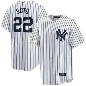 Youth New_York_Yankees_SOTO_#22 American Baseball Player Gameday Team Player Sport Shirt Men's Fans Embroidered Jersey Yth-L