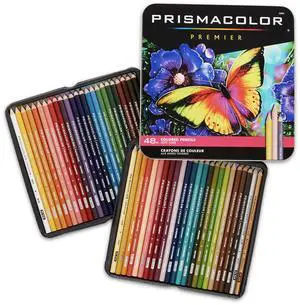 Prismacolor Premier Colored Pencils, Soft Core, 48 Pack