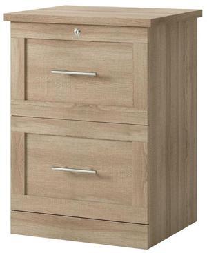Realspace® 17"D Vertical 2-Drawer File Cabinet, Spring Oak