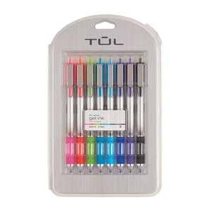 Retractable Gel Pens, Bullet Point, 0.7 mm, Gray Barrel, Assorted Bright Ink Colors, Pack Of 8 Retractable Gel Pens, Bullet Point, 0.7 mm, Gray Barrel, Assorted Bright Ink Colors, Pack Of 8