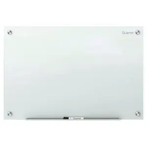 Magnetic Glass Dry Erase White Board, 24''W x 18''H Whiteboard, Infinity Frameless Mounting, White Surface (G2418W) Magnetic Glass Dry Erase White Board, 24''W x 18''H Whiteboard, Infinity Frameless Mounting, White Surface (G2418W)