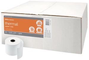 Office Depot Thermal Paper Rolls, 3 1/8in. x 273ft., White, Carton Of 50, 818638