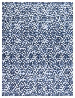 Realspace® Designer Chair Mat, 36"W x 48"D, Blue/Ivory