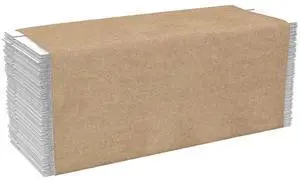 Highmark® 100% Recycled C-Fold Paper Towels, White, 150 Towels Per Pack, Case Of 16 Packs