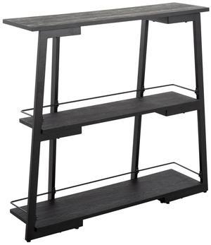 LumiSource Converge Bookcase, Bookshelf, Book Shelves for Bedroom, Small Bookshelf, Display Shelf, Tall Bookshelf, Industrial Book Shelf