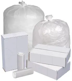 Highmark Linear Low Density Can Liners, 0.8-mil, 40 - 45 Gallons, 40" x 46", Clear, Box Of 250