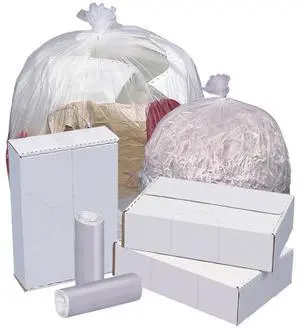 Highmark High-Density Can Liners, 16 Mic, 33 Gallons, 33" x 40", Natural, Box Of 250