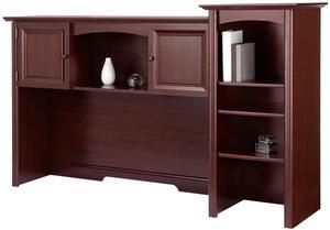 Realspace® Broadstreet 65"W Hutch For U-Shaped Desk, Cherry
