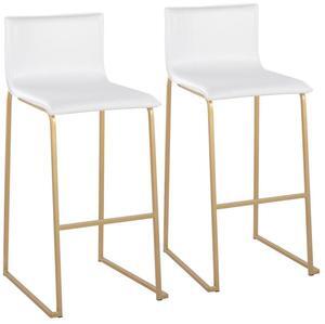 LumiSource Mara Bar Stool, Bar Chairs, Bar Stools Set of 2