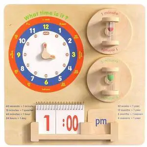 Flash Furniture MK-ME09609-GG Telling Time STEAM Board