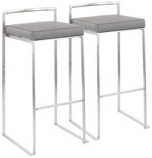 Fuji Stacker Bar Stool, Bar Chairs, Bar Stools Set of 2
