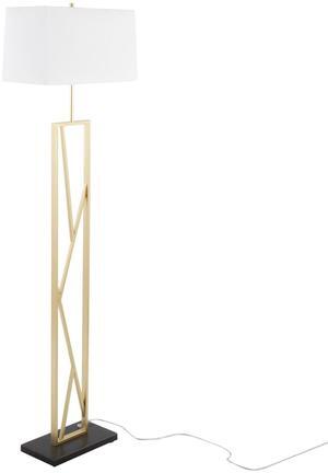 Folia Floor Lamp, Gold Floor Lamps for Living Room, Floor Lamp for Bedroom, Standing Lamp, Tall Lamp, Living Room Lamp, Bedroom Lamp, Corner Lamp