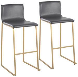 LumiSource Mara Bar Stool, Bar Chairs, Bar Stools Set of 2