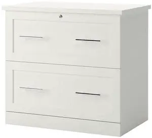 Realspace® 29-7/16"W x 18-1/2"D Lateral 2-Drawer File Cabinet, White