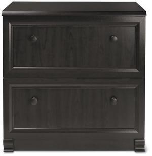 Realspace® Broadstreet 29-1/2"W x 19"D Lateral 2-Drawer File Cabinet, Walnut