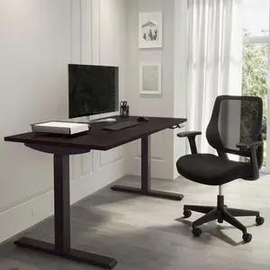 Realspace® Magellan Performance Electric 60"W Height-Adjustable Standing Desk, Espresso, BIFMA Compliant
