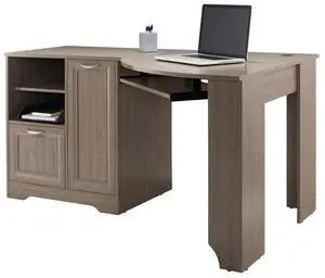 Realspace® Magellan 60"W Corner Computer Desk, Gray