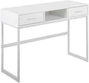 LumiSource Franklin Console Table with Storage, Small Entryway Table with Storage, Narrow Sofa Table Behind Couch, Narrow Console Tables for Entryway, Console Table for Living Room