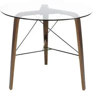 LumiSource Trilogy Round Dinette Table, Dining Height Table, Small Dining Table for 3, Round Dining Table, Kitchen Table