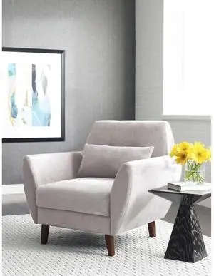 Serta at Home Artesia Accent Chair in Ivory
