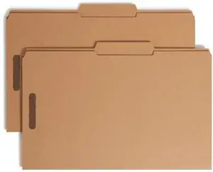 Fastener File Folder, 2 Fasteners, Reinforced 2/5-Cut Tab Right of Center Position, Guide Height, Legal Size, Kraft, 50 per Box (19880) Fastener File Folder, 2 Fasteners, Reinforced 2/5-Cut Tab Right of Center Position, Guide Height, Legal Size, Kraft, 50 per Box (19880)
