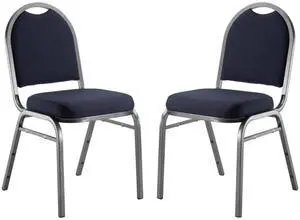 National Public Seating, 9200 Series Fabric Stack Chair, Primary Color Blue, Included (qty.) 1, Seating Type Dining Chair, Model# 9254-SV
