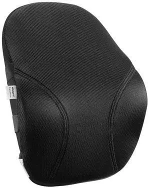 Mount-It! Office Chair Cushion, Lumbar Support Pillow for Office Chair, Back Support Pillow for Desk Chair, Gaming, Home or Car with Memory Foam Filling, Relief Back Pain Improve Posture, Black Large