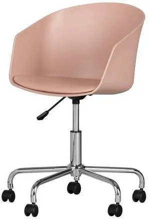 South Shore Flam Swivel Chair-Pink, 1