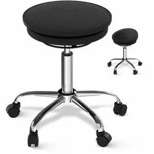 Uncaged Ergonomics Wobble Stool Air 25.5" Active Balance Stool Fabric Seat (WSA-b) WSA-B
