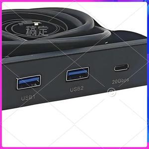 AP-3.5 Inch Desktop Floppy Bay Front Panel With 2 X USB 3.0 Type-A & 20Gbps Type-C Connector For PC Computer Case